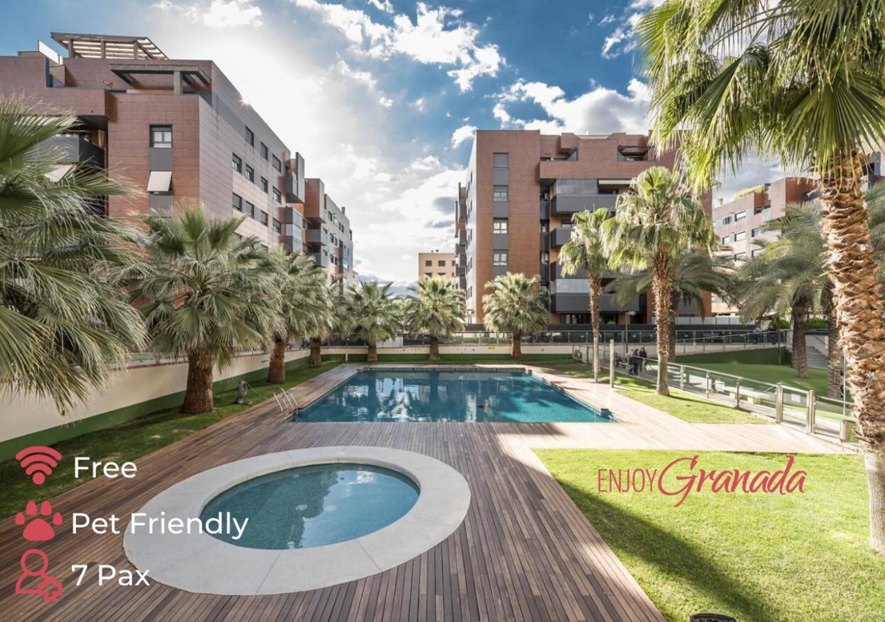 EnjoyGranada Emir 3A - Piscina, Gym&Parking Exterior foto